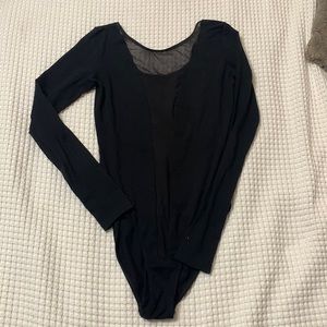 American Apparel Black bodysuit.